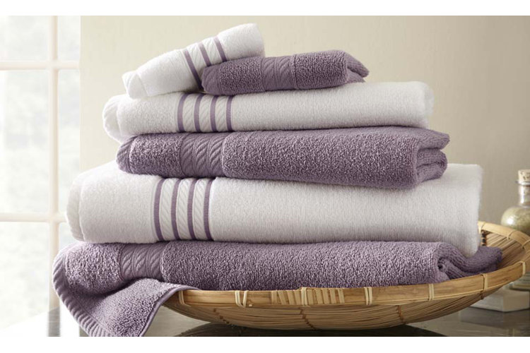 Light purple hand towels hot sale